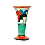 Clarice Cliff - Broth (Red) - A large shape 280 vase circa 1930,