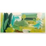 Ivon Hitchens (1893-1978) - 'For John Constable', abstract landscape study, silkscreen print,