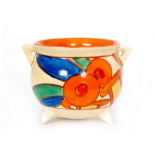 Clarice Cliff - Bobbins - A small cauldron circa 1931,