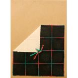 Richard Smith CBE (1931-2016) - Collage with folded corner, etching mixed media,