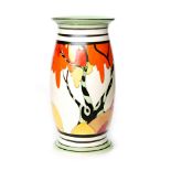 Clarice Cliff - Honolulu - A shape 265 vase circa 1933 hand painted with a stylised tree with Zebra