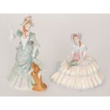 Two Royal Doulton figurines comprising Loyal Friend HN3358 and Daydreams HN1731