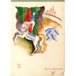 ALBERT WAINWRIGHT (1898-1943) - 'Gentleman in traditional costume, Salzburg', ink and wash drawing,