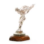 A 20th Century study of The Spirit of Ecstasy, bears signature Charles Sykes and R.