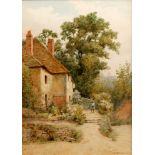 THOMAS NICHOLSON TYNDALE (1860-1930) - 'Gaines Hill, Limpsfield, Surrey', watercolour, signed,