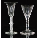 An 19th Century Continental drinking glass,