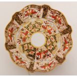 An early 20th Century Royal Crown Derby high sided dish decorated in the Imari 2825 pattern,