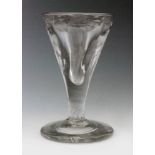 An 18th Century drinking glass circa 1740,