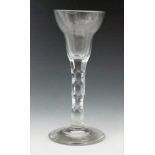 An 18th Century drinking glass circa 1785,