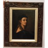 AFTER RAPHAEL - 'Portrait of Bindo Altoviti', oil on canvas, a 19th century copy, framed,