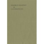 One of Only 60 Copies Numbered & Signed Heaney (Seamus) Clearances, 4to, Cornomona Press 1986,