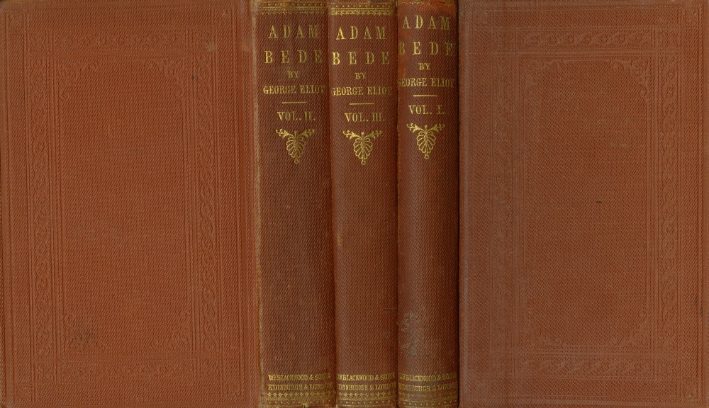 Rare First Edition [Evans (Mary Anne)] 'George Eliot' Adam Bede, 3 vols. 8vo Edin. & L. (Wm. - Image 2 of 2