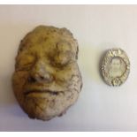 A Boy of Just Eighteen Summers Republican: Barry (Kevin) A clay moulded Death Mask for Kevin Barry