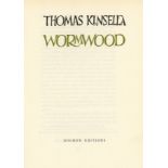 Signed by the Author Dolmen Editions I: Kinsella (Thomas) Wormwood sm. folio D. 1966. Lim. Edn.