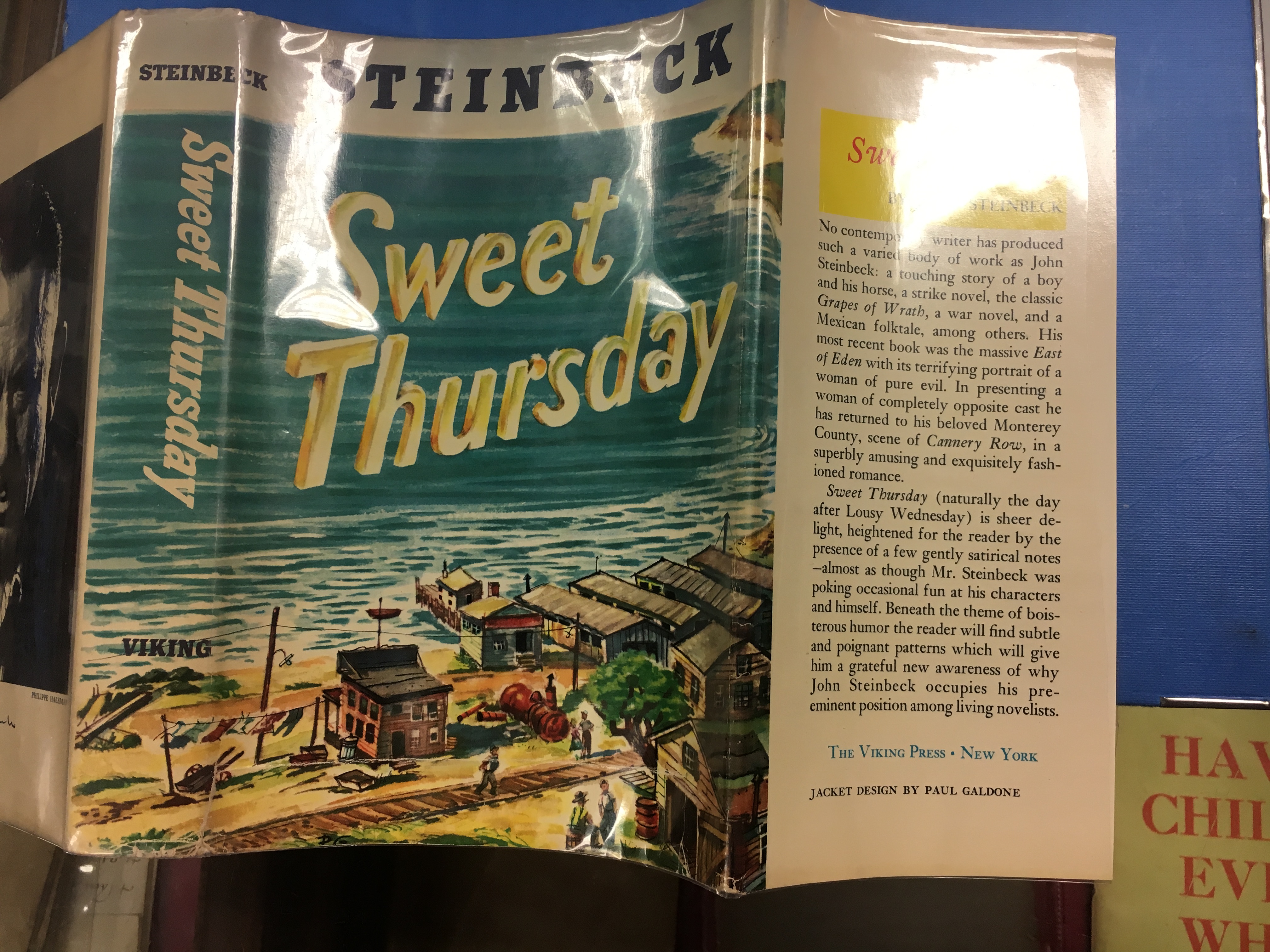 Steinbeck (John) Sweet Thursday, 8vo, N.Y. (The Viking Press) 1954, First Edn. hf. - Bild 5 aus 16