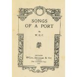 With Letter from Author [Patterson (W.H.F.)] Songs of a Port, by W.H.F. 8vo Belfast 1920.