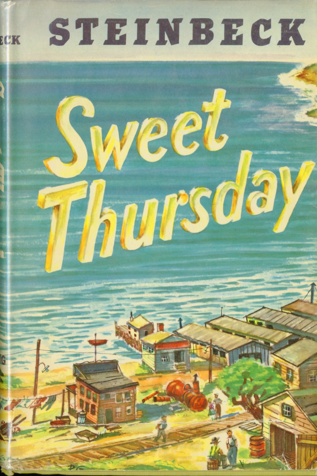 Steinbeck (John) Sweet Thursday, 8vo, N.Y. (The Viking Press) 1954, First Edn. hf.