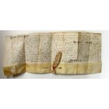 17th Century Charter - Re Lands in Co.