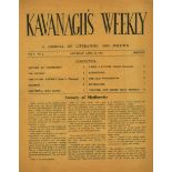 Kavanagh (Patrick) ed. Kavanagh's Weekly. A Journal of Literature and Politics. Vol. 1 No.