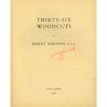 Signed Limited Edition Kernoff (Harry) Thirty-Six Woodcuts, 4to D. 1951. Privately Published: No.
