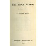 With ALS to his Publisher Moore (George). The Brook Kerith. L. 1916, vellum backed boards, orig.