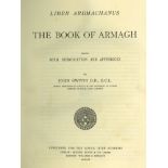 Liber Ardmachanus Royal Irish Academy: Gwynn (John)ed. The Book of Armagh, lg. thick 4to D. (R.I.A.