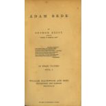 Rare First Edition [Evans (Mary Anne)] 'George Eliot' Adam Bede, 3 vols. 8vo Edin. & L. (Wm.