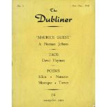 Periodical: Carroll (D.) Arnold (Bruce) & John Ryan, etc, Editors, The Dubliner, Vol. I No. 1 - vol.