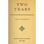 Autobiographies by O'Flaherty O'Flaherty (Liam) Two Lives, L. 1930. First English Edn., port.