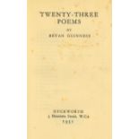 The Author's First Book Guinness (Bryan) Twenty-Three Poems, L. 1931. First Edn. Signed Pres.