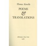 Kinsella (Thomas) Poems & Translation, 8vo N.Y. (Atheneum) 1961. First Edn.