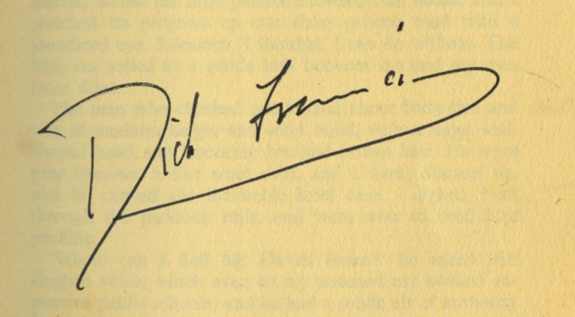 Collection of Signed First Editions Francis (Dick) Nerve (London 1964) First Edn. Signed, v.g. - Bild 3 aus 3