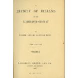 Lecky (Wm. Ed. H.) A History of Ireland in the Eighteenth Century, 5 vols. 8vo, L.