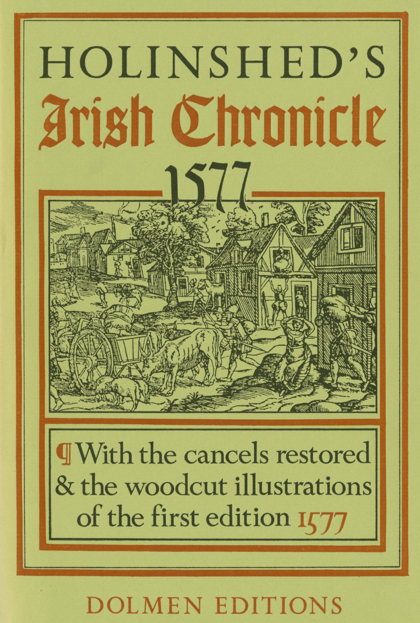 [Miller (Liam) Holinshed (Raphael) The Historie of Ireland..., Reprint D.