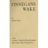 "They Lived and Laughed and Loved and Left" Joyce (James) Finnegans Wake, lg. 4to, L.