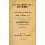 Russell (George) 'A.E.' The Irish Home-Rule Convention, sm. 8vo N.Y. (Mac Mullan) 1917. First Edn.
