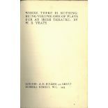 All First English Editions Yeats (W.B.) Plays for an Irish Theatre, 4 vols. (ex. 5), 1.