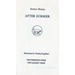 Heaney (Seamus) After Summer, 8vo Gallery Press & Derrfield Press 1978. Lim. Edn.
