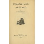 Moore (George) Heloise and Abelard, 2 vols. roy 8vo L. (Cuinann Sean-Eolais na h-Eireann) 1921.