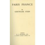 Stein (Gertrude) Paris France, L. 1940. First Edn., illus., cloth; Wars I have Seen, L. 1945.