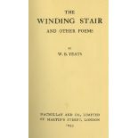 Yeats (W.B.) The Winding Stair and Other Poems, 8vo L. (Macmillan & Co. Ltd.) 1933. First Edn. Hf.
