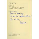 Heaney (Seamus) Death of a Naturalist, 8vo L. 1973. Signed Presentation Copy; North, L.