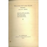 With Bookplate of Dolly Lynd Yeats (W.B.) Poems: Second Series, 8vo L. (Bullen) 1909. First Edn.