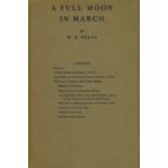 Yeats (W.B.) A Full Moon in March, L. 1935. First Edn., green cloth & orig. ptd. d.w.