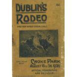 [Croke Park] 1924, Dublin's Rodeo, Direct from Wembley Stadium, London,