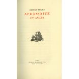 Moore (George) Aphrodite in Aulis, roy 8vo L. 1930. First Edition, Limited to 1825 Copies, This No.