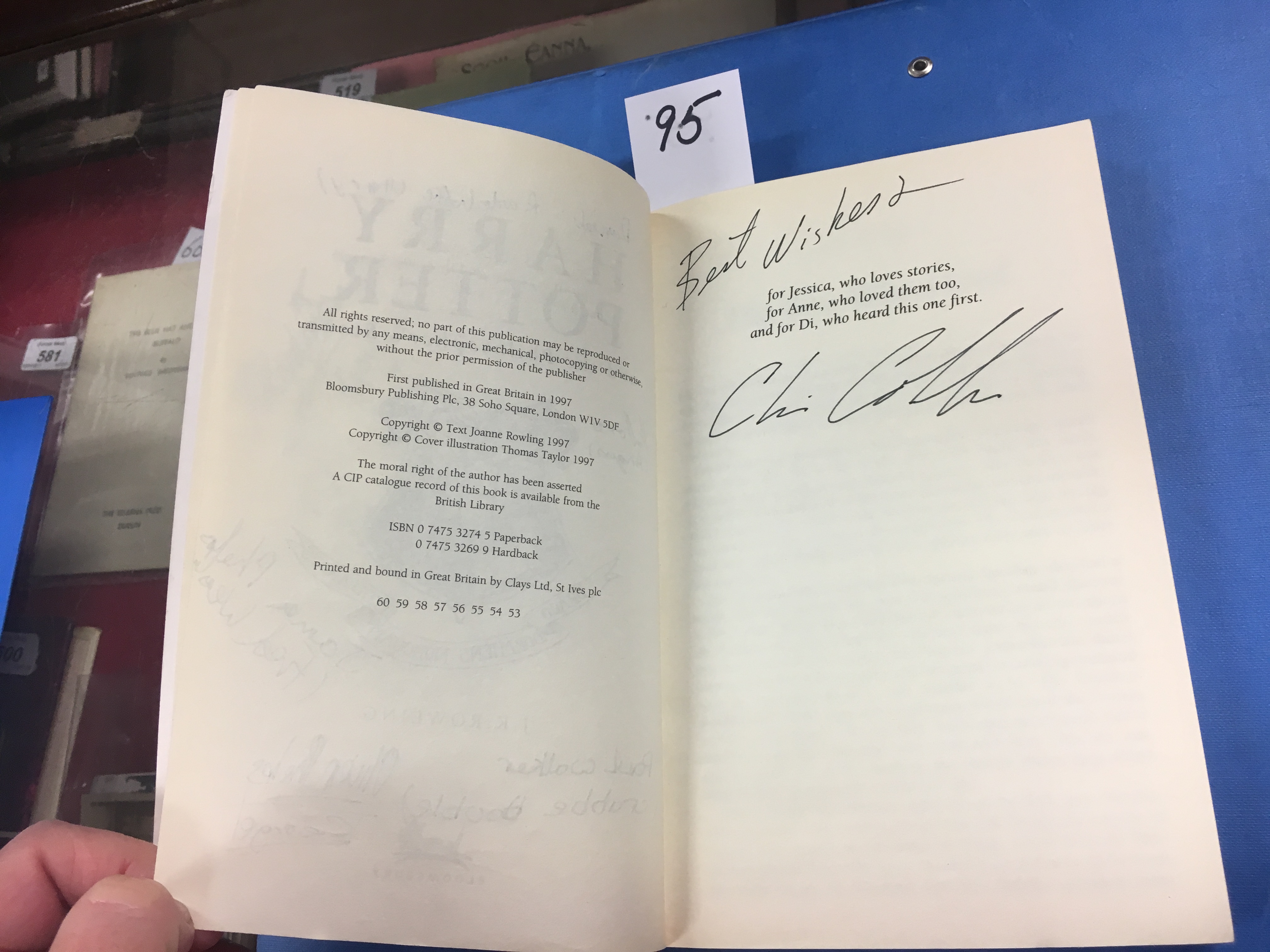 Signed by Daniel Radcliffe, Emma Watson & Others Rowling (J.K. - Image 3 of 14