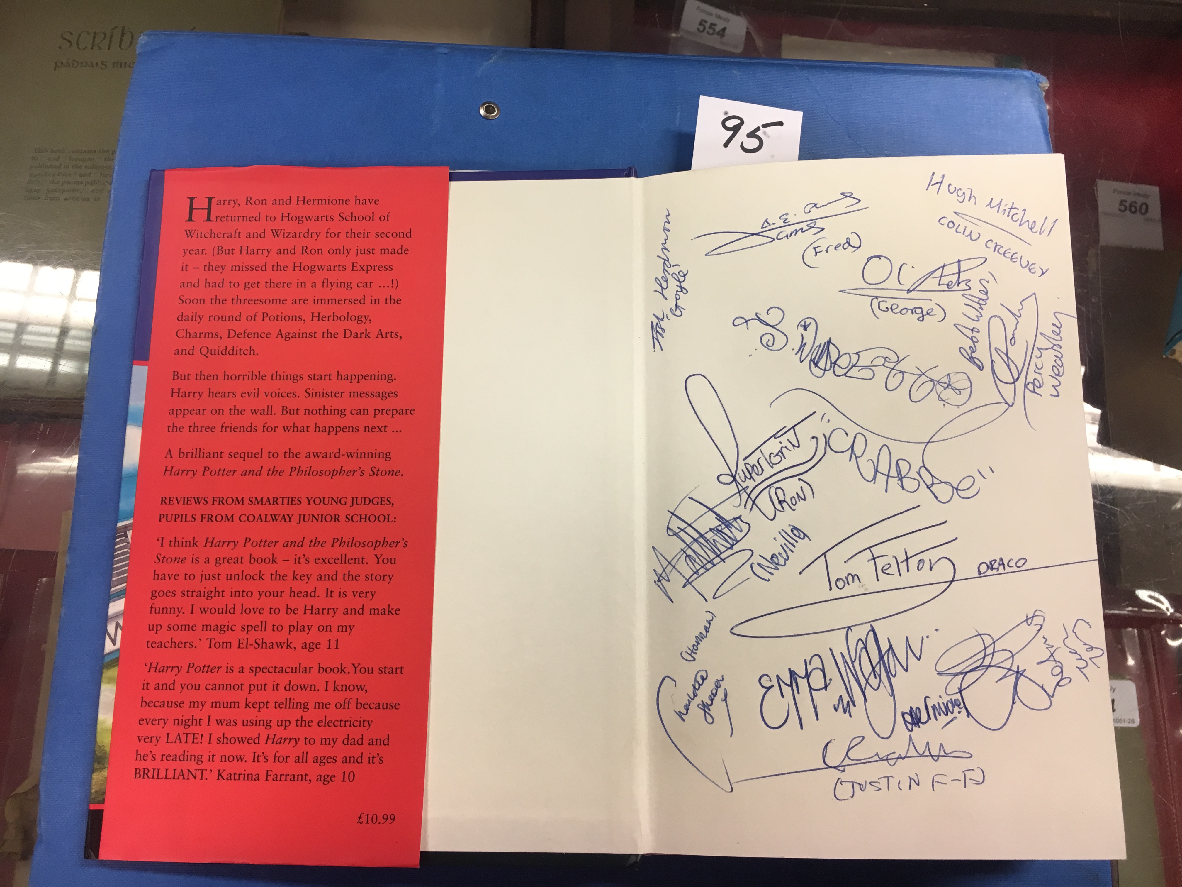 Signed by Daniel Radcliffe, Emma Watson & Others Rowling (J.K. - Image 6 of 14