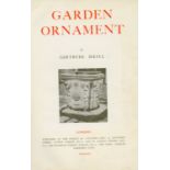 Jekyll (Gertrude) Garden Ornament, lg. folio L. 1918, cold. frontis (loose), illus. thro-out, orig.