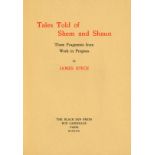 Limited Edition Signed by the Author Joyce (James) Tales Told of Shem and Shaun Three Fragments